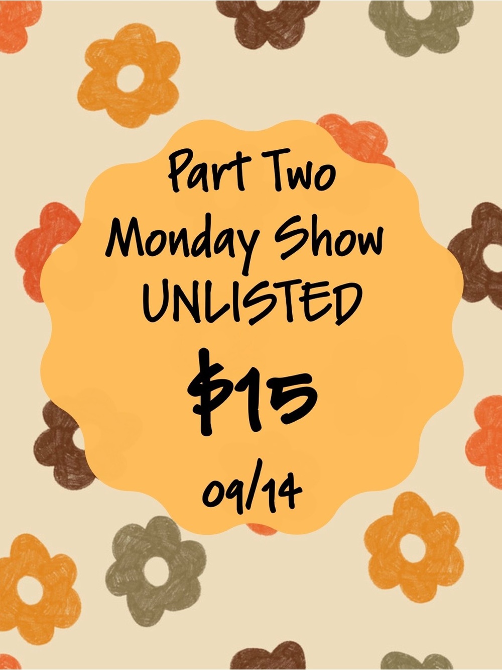 $15 Unlisted Item